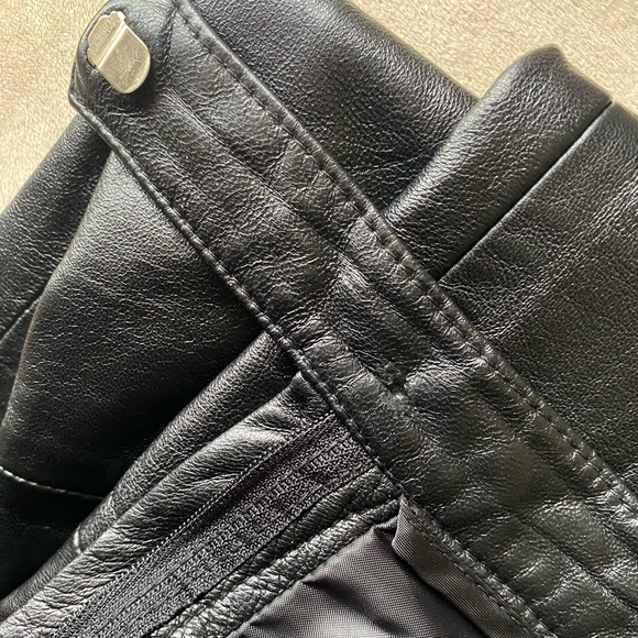 Jones NY Leather Straight Leg Pants 22W - Picture 8 of 8